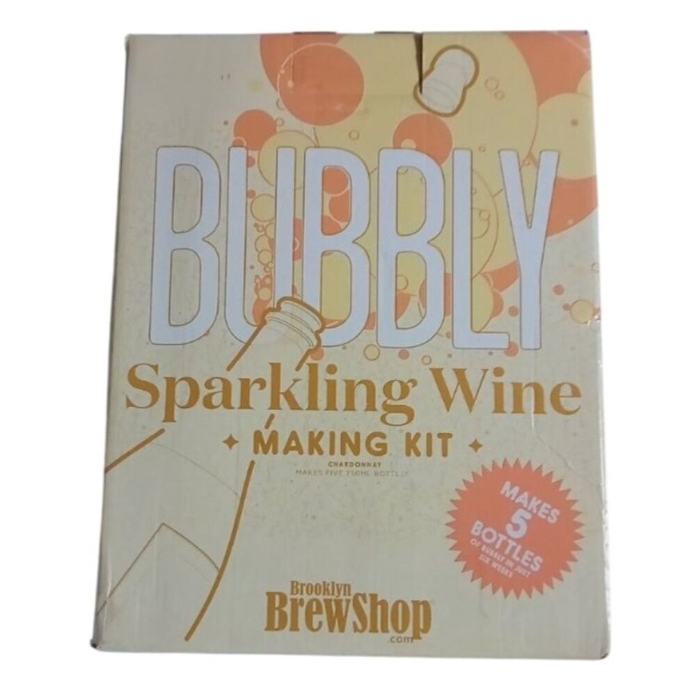 Brooklyn Brew Shop Bubbly Sparkling Wine Making Kit Makes 5 Bottles